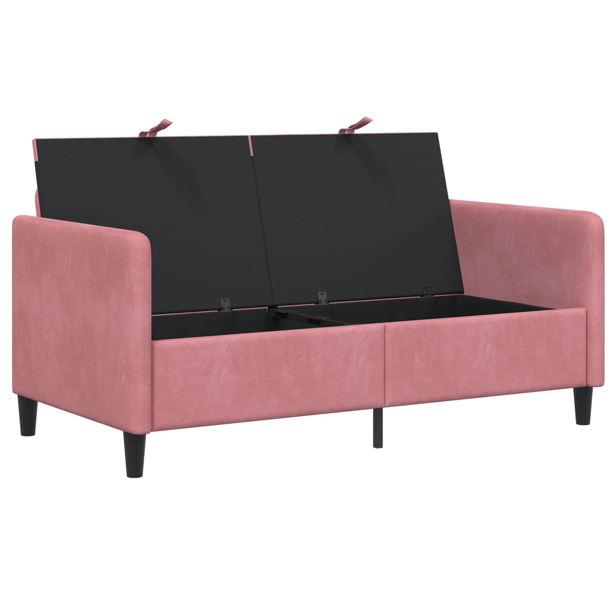 Sofa med opbevaring Lyserød 152 x 78 x 87 cm Polyester