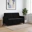 Sofa med opbevaring Sort 152 x 78 x 87 cm Polyester