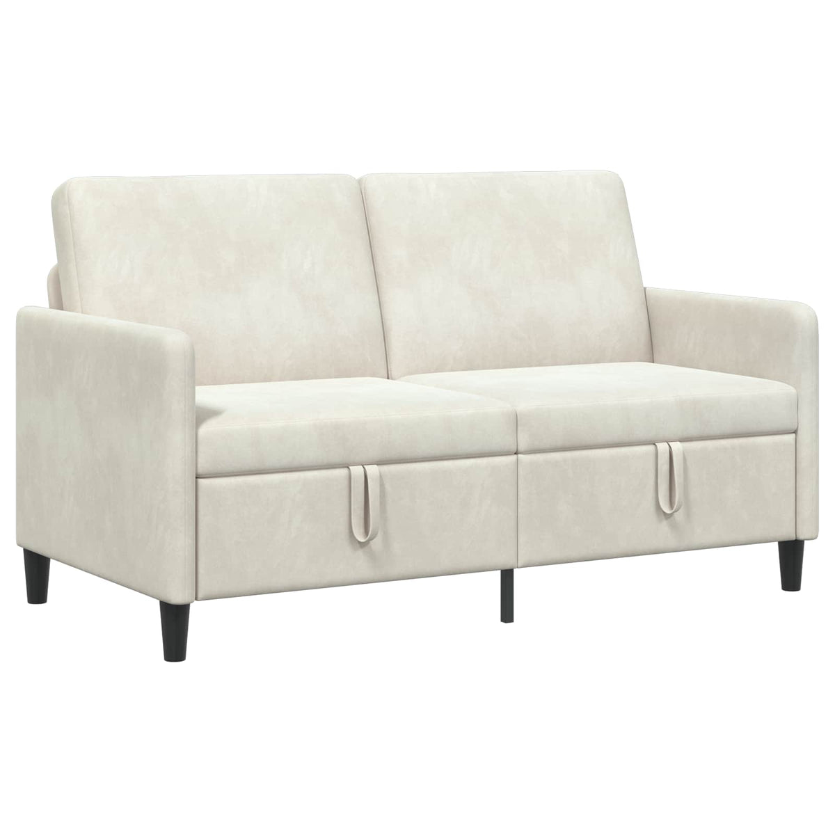 Sofa med opbevaring Cremefarvet 152 x 78 x 87 cm Polyester