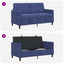 Sofa med opbevaring Politi blå 152 x 78 x 87 cm Polyester