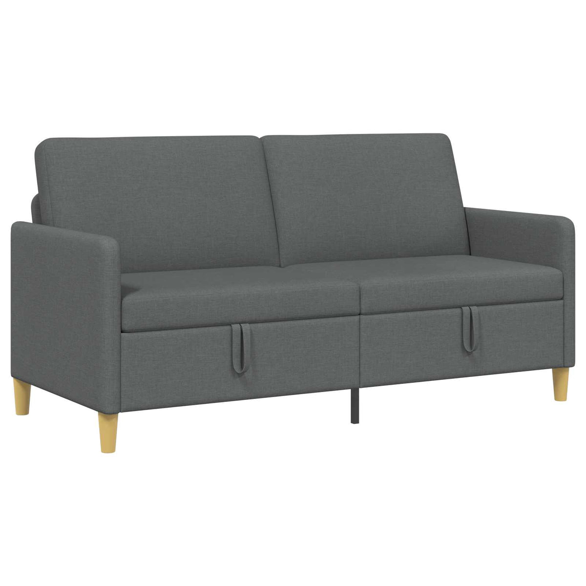 Sofa med opbevaring Mørkegrå 172 x 78 x 87 cm Polyester