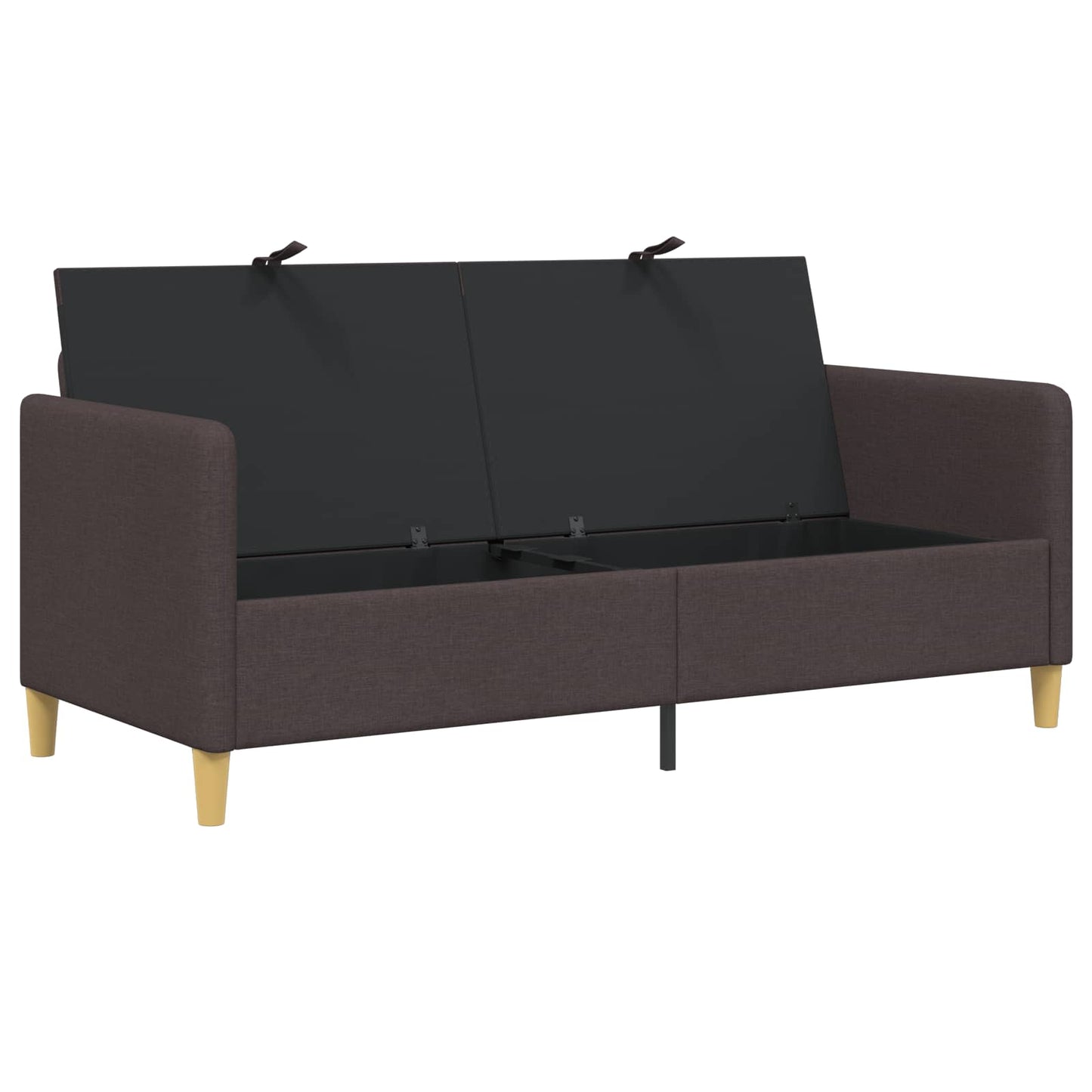 Sofa med opbevaring Mørk Brun 172 x 78 x 87 cm Polyester