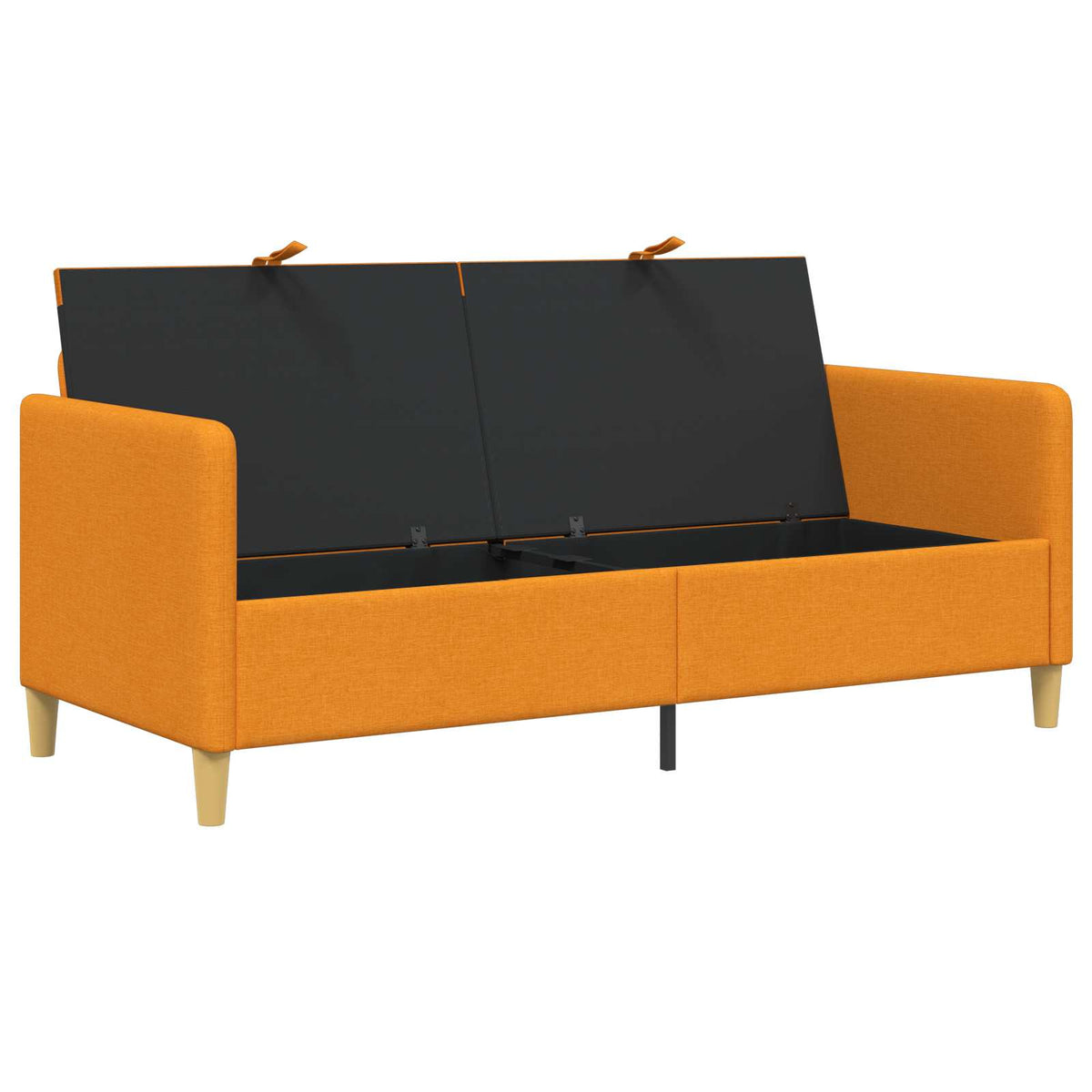 Sofa med opbevaring Mørk Gul 172 x 78 x 87 cm Polyester