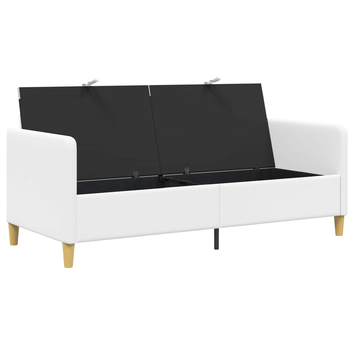 Sofa med opbevaring Hvid 172 x 78 x 87 cm Polyester