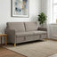 Sofa med opbevaring Gråbrun 192 x 78 x 87 cm Polyester