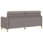 Sofa med opbevaring Gråbrun 192 x 78 x 87 cm Polyester