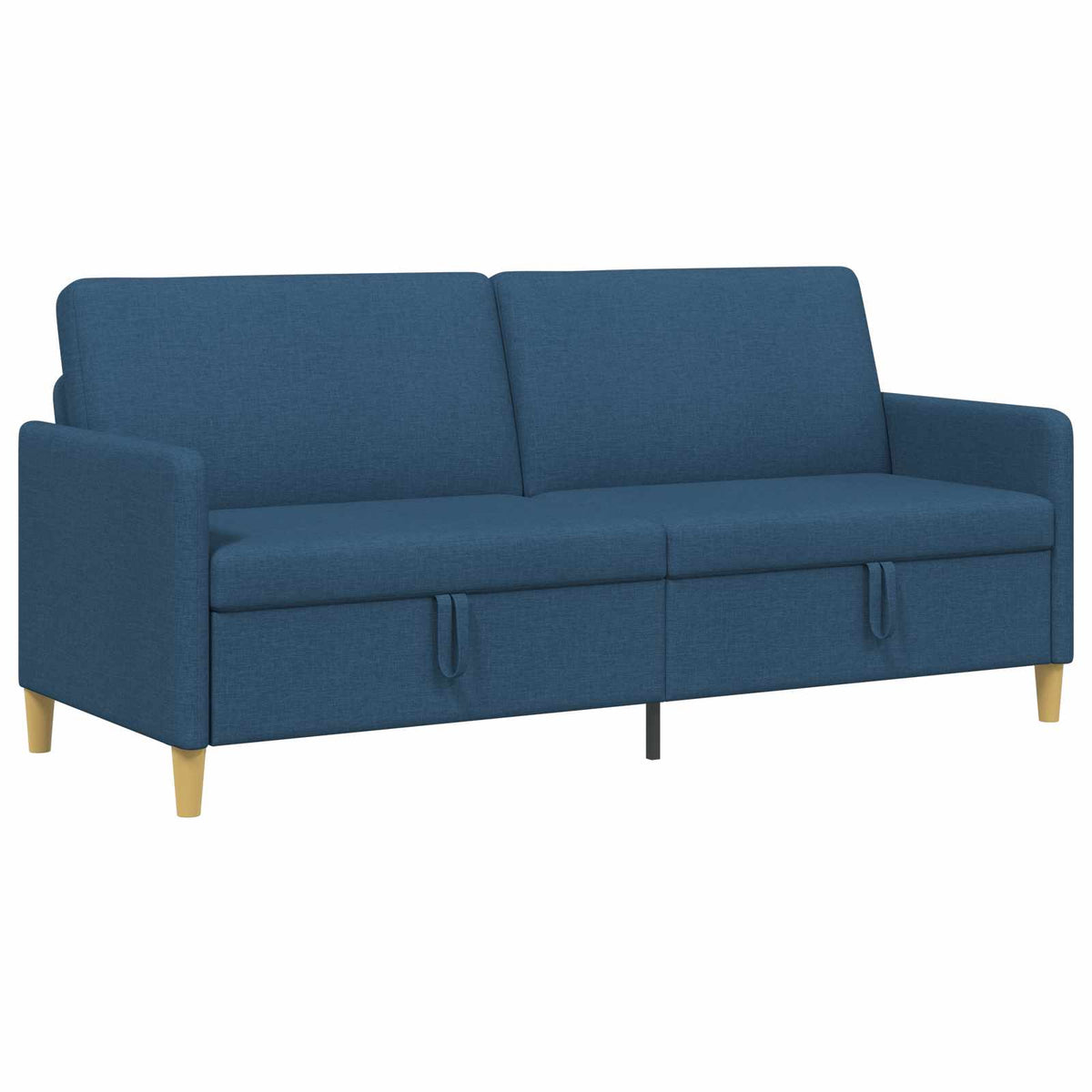 Sofa med opbevaring Blå 192 x 78 x 87 cm Polyester