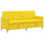 Sofa med opbevaring Lys Gul 192 x 78 x 87 cm Polyester