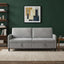 Sofa med opbevaring Lysegrå 192 x 78 x 87 cm Polyester