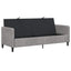 Sofa med opbevaring Lysegrå 192 x 78 x 87 cm Polyester