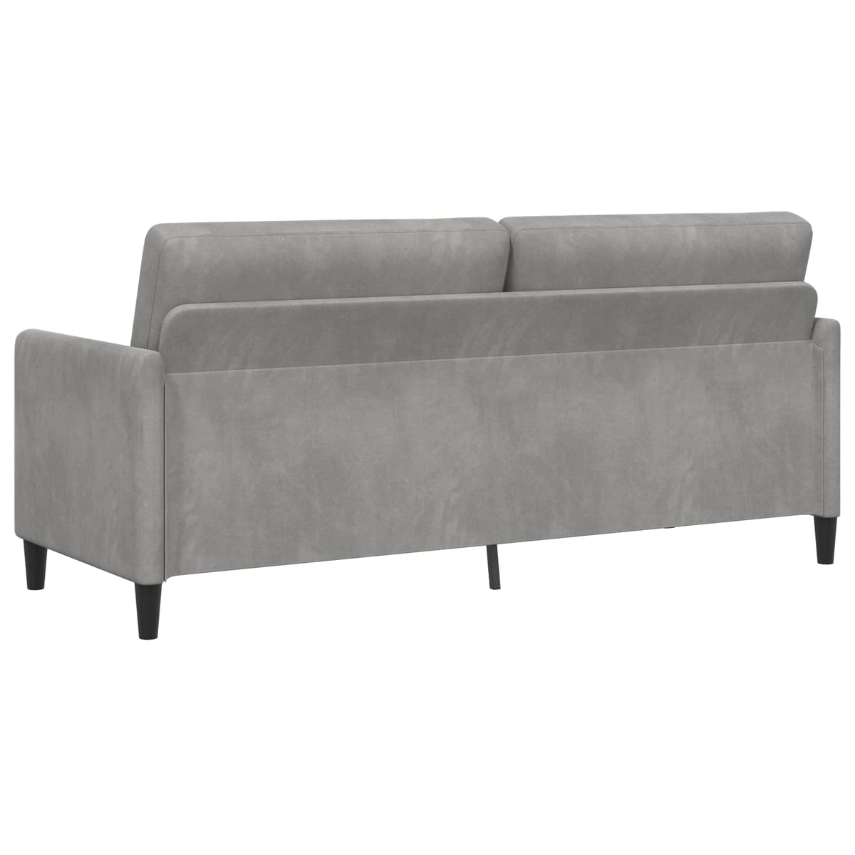 Sofa med opbevaring Lysegrå 192 x 78 x 87 cm Polyester