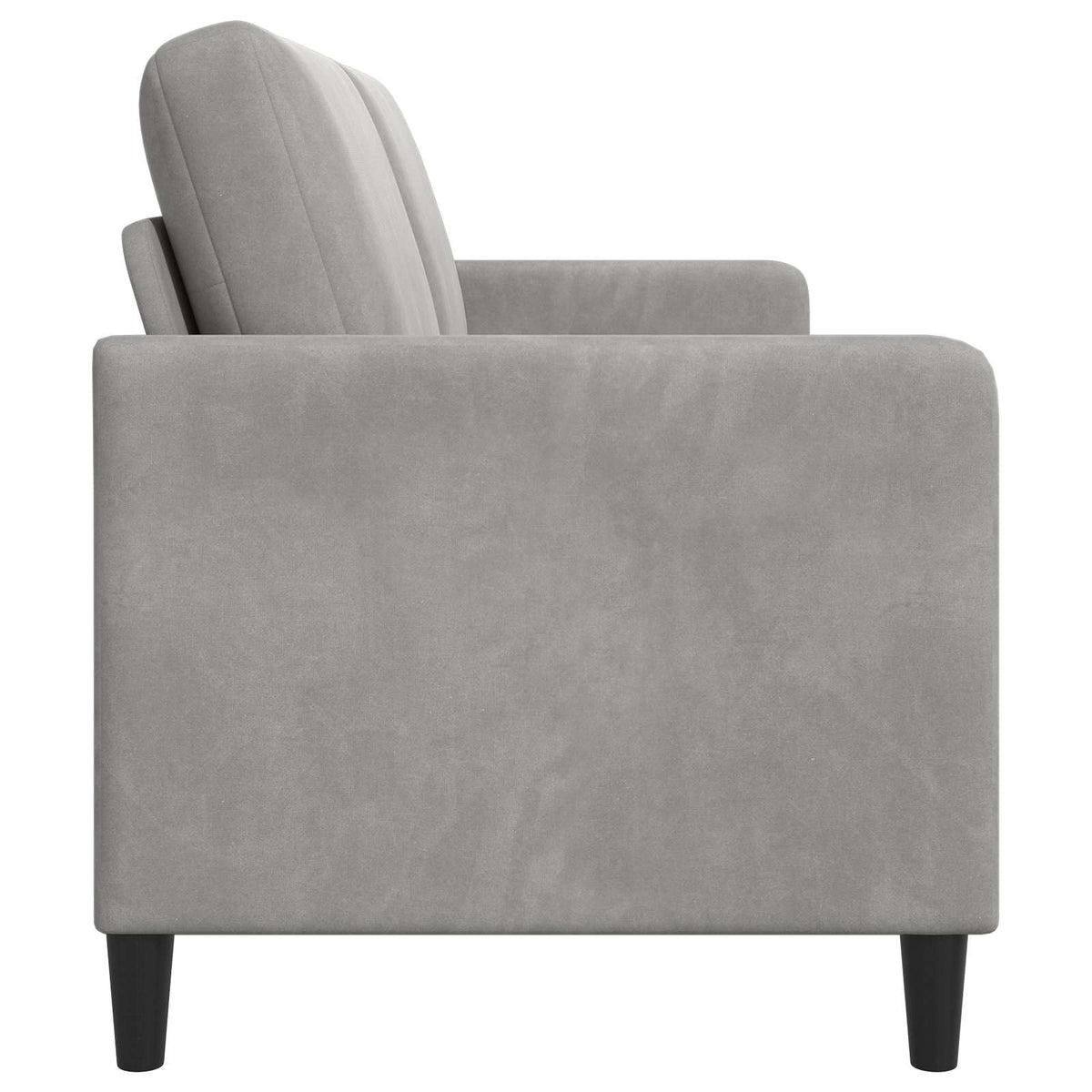Sofa med opbevaring Lysegrå 192 x 78 x 87 cm Polyester