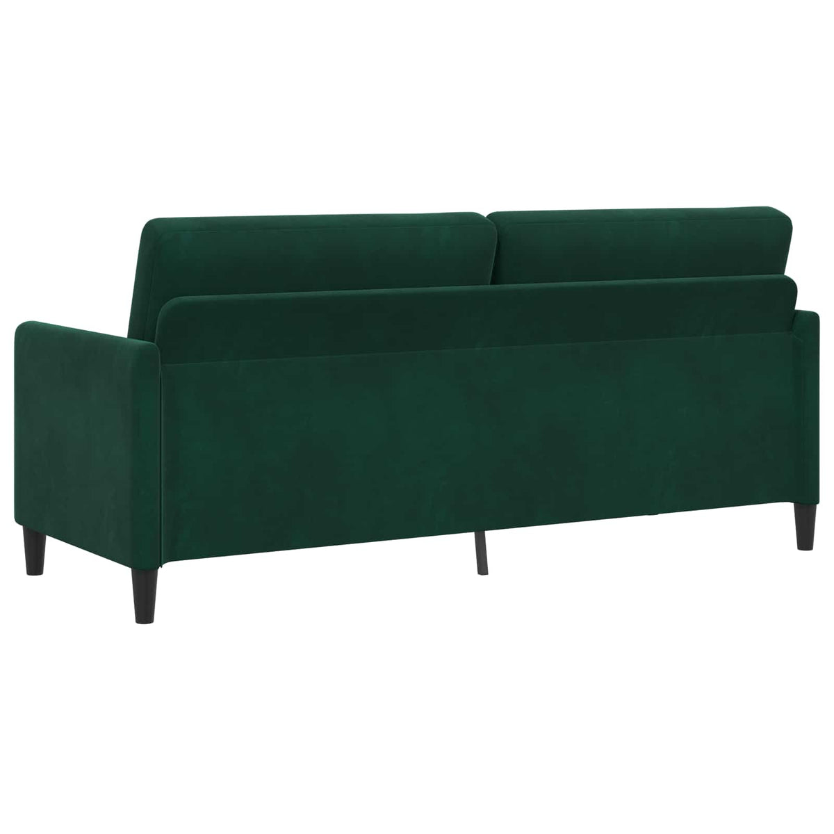 Sofa med opbevaring Mørkegrøn 192 x 78 x 87 cm Polyester