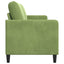 Sofa med opbevaring Lys grøn 192 x 78 x 87 cm Polyester