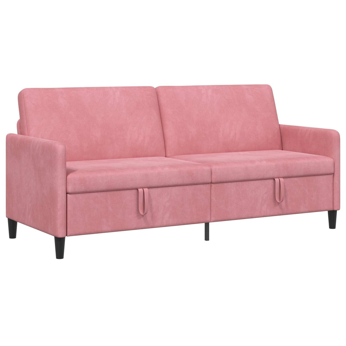 Sofa med opbevaring Lyserød 192 x 78 x 87 cm Polyester