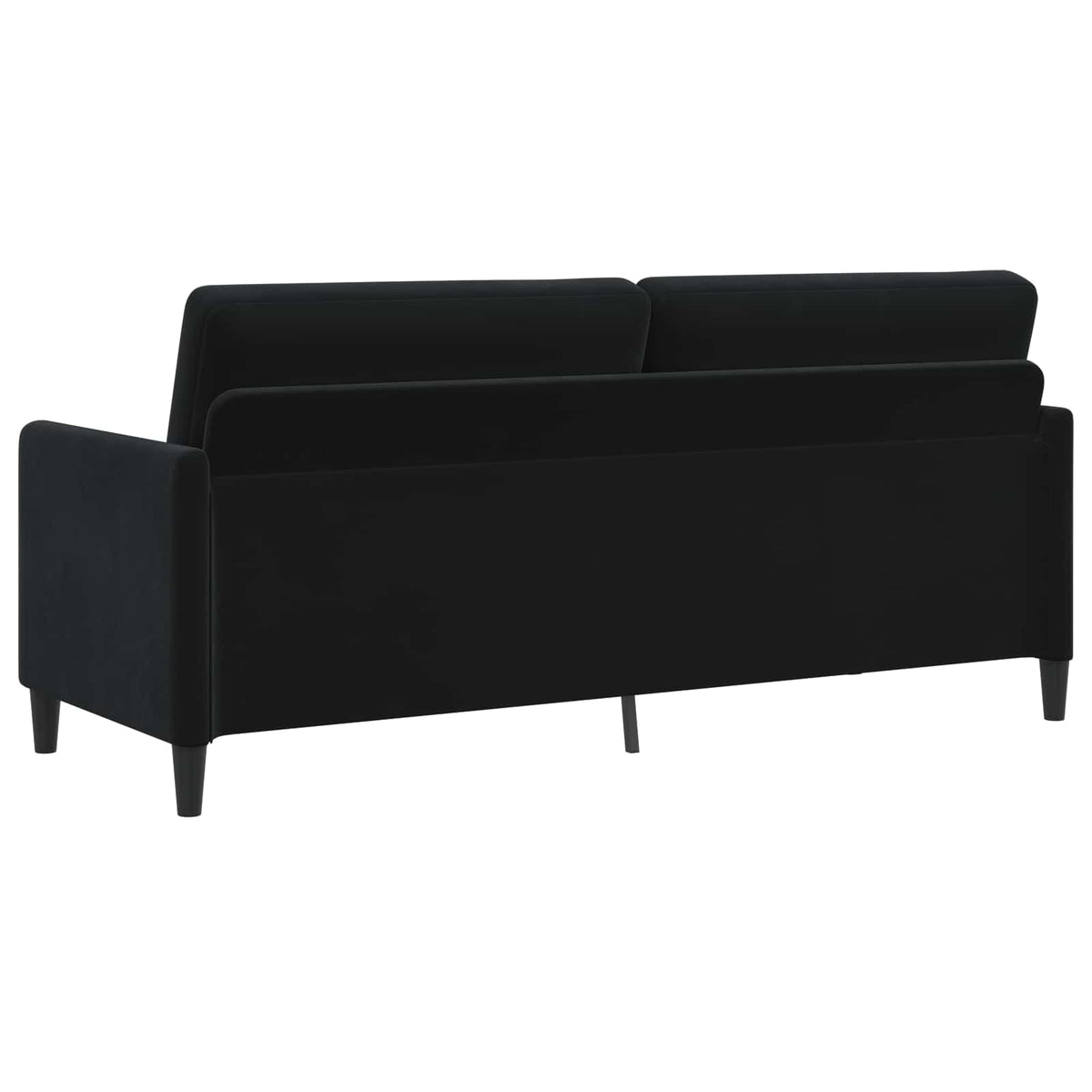 Sofa med opbevaring Sort 192 x 78 x 87 cm Polyester