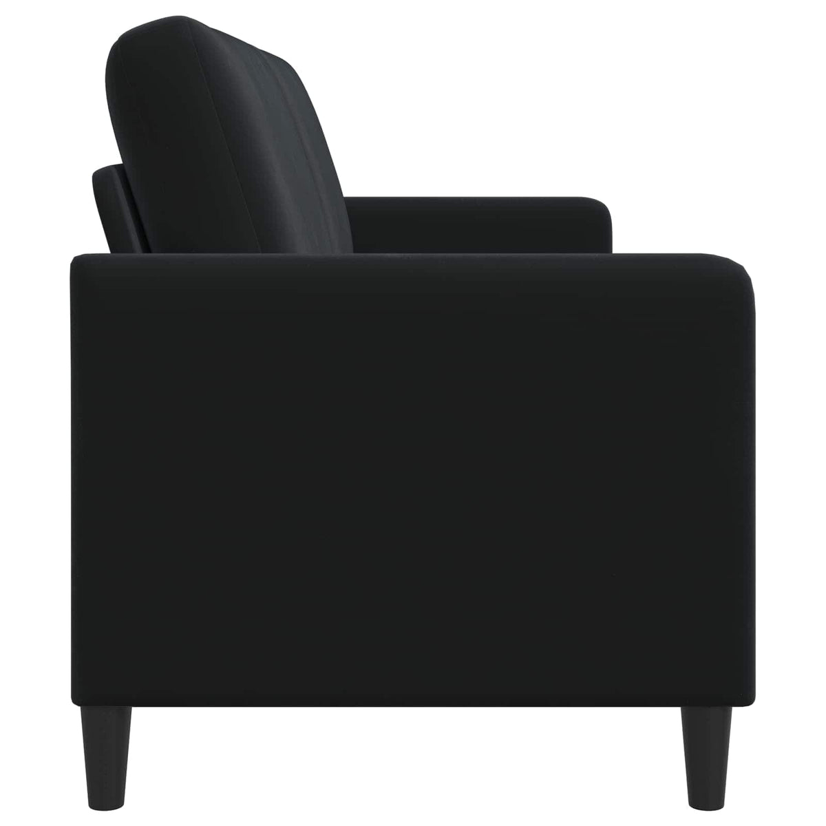 Sofa med opbevaring Sort 192 x 78 x 87 cm Polyester