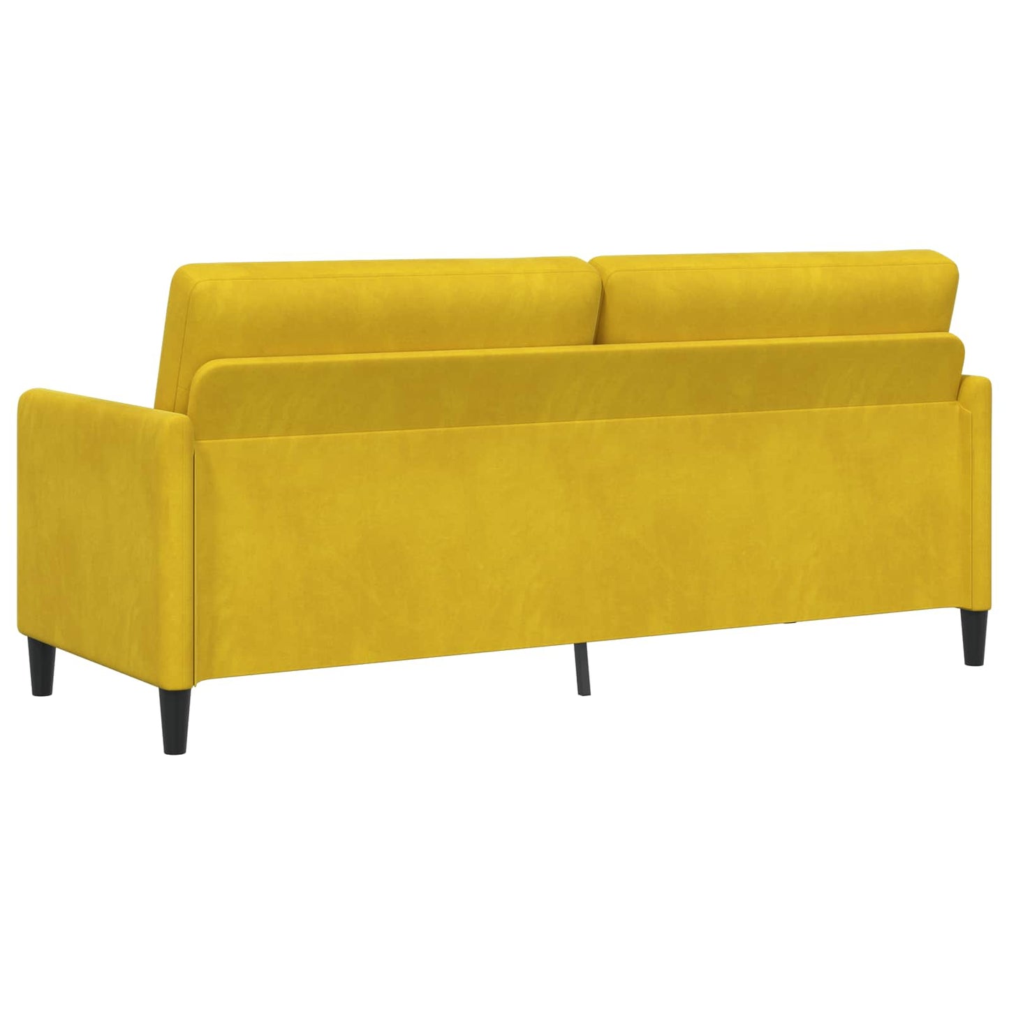 Sofa med opbevaring Gul 192 x 78 x 87 cm Polyester