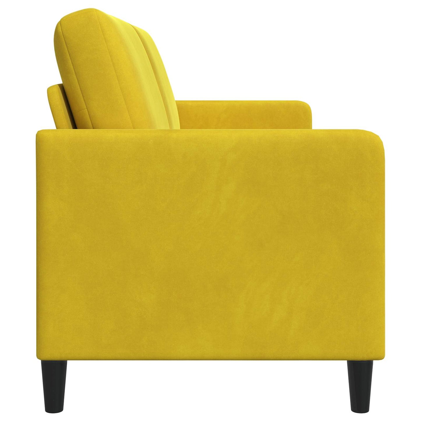 Sofa med opbevaring Gul 192 x 78 x 87 cm Polyester