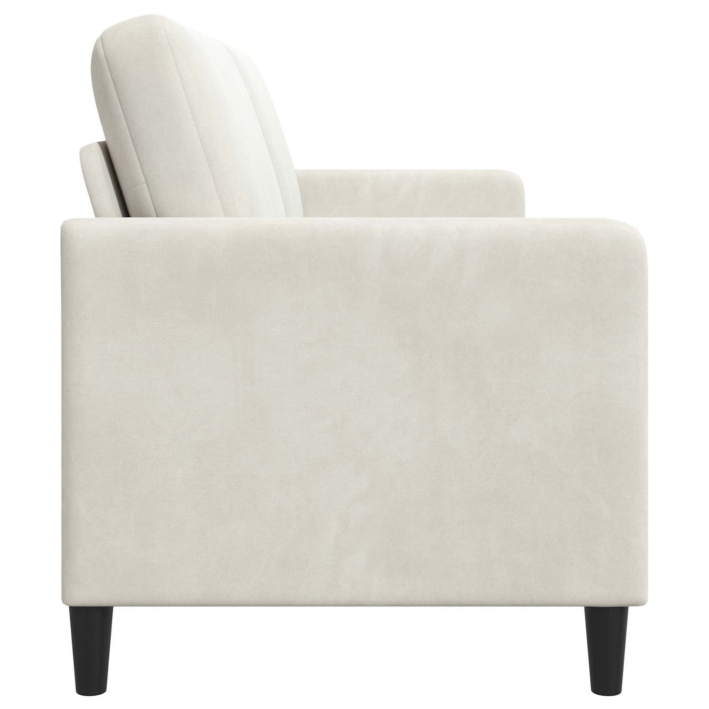 Sofa med opbevaring Cremefarvet 192 x 78 x 87 cm Polyester