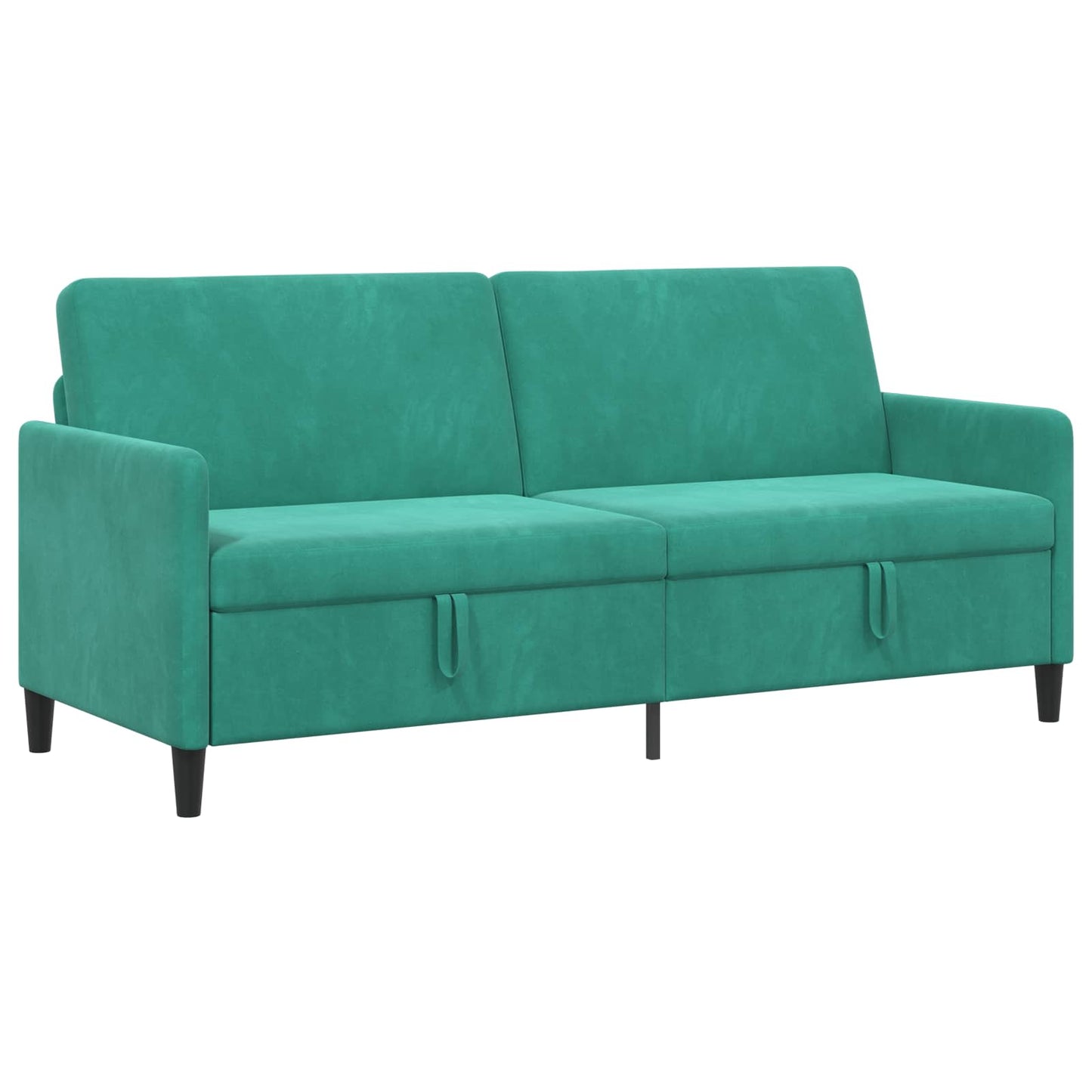 Sofa med opbevaring Turkis 192 x 78 x 87 cm Polyester