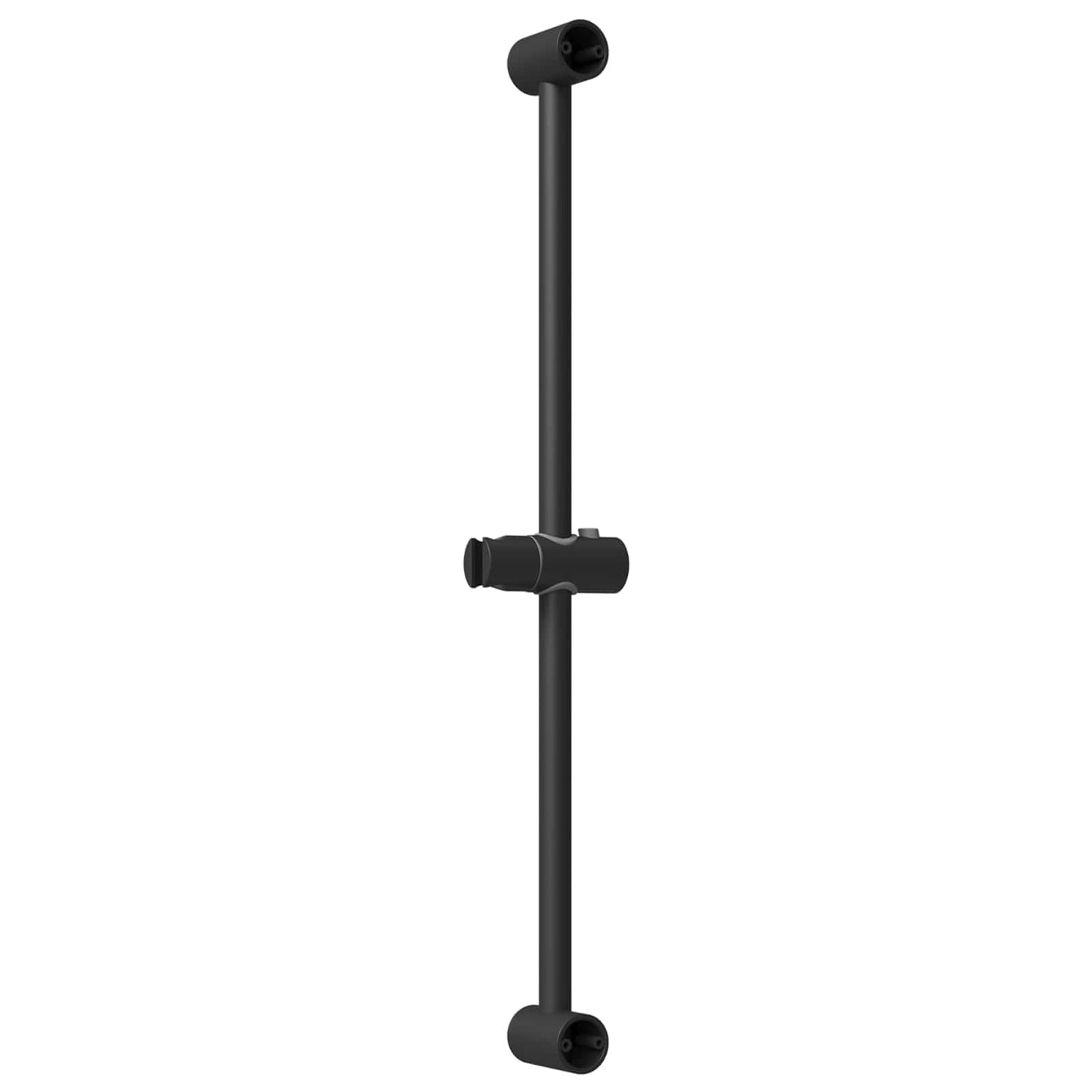 Brusehovedholder Sort 70 cm Rustfrit stål