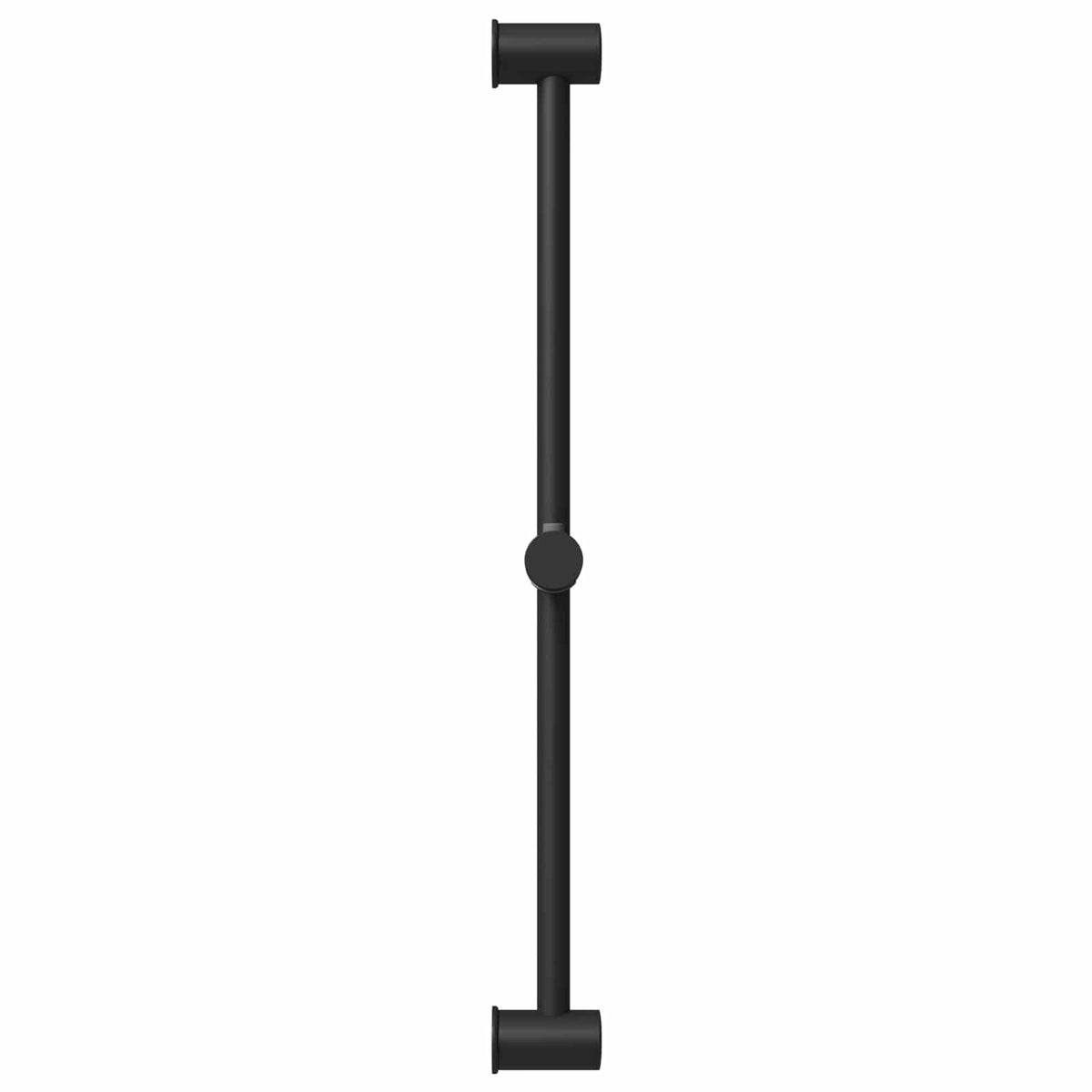 Brusehovedholder Sort 70 cm Rustfrit stål