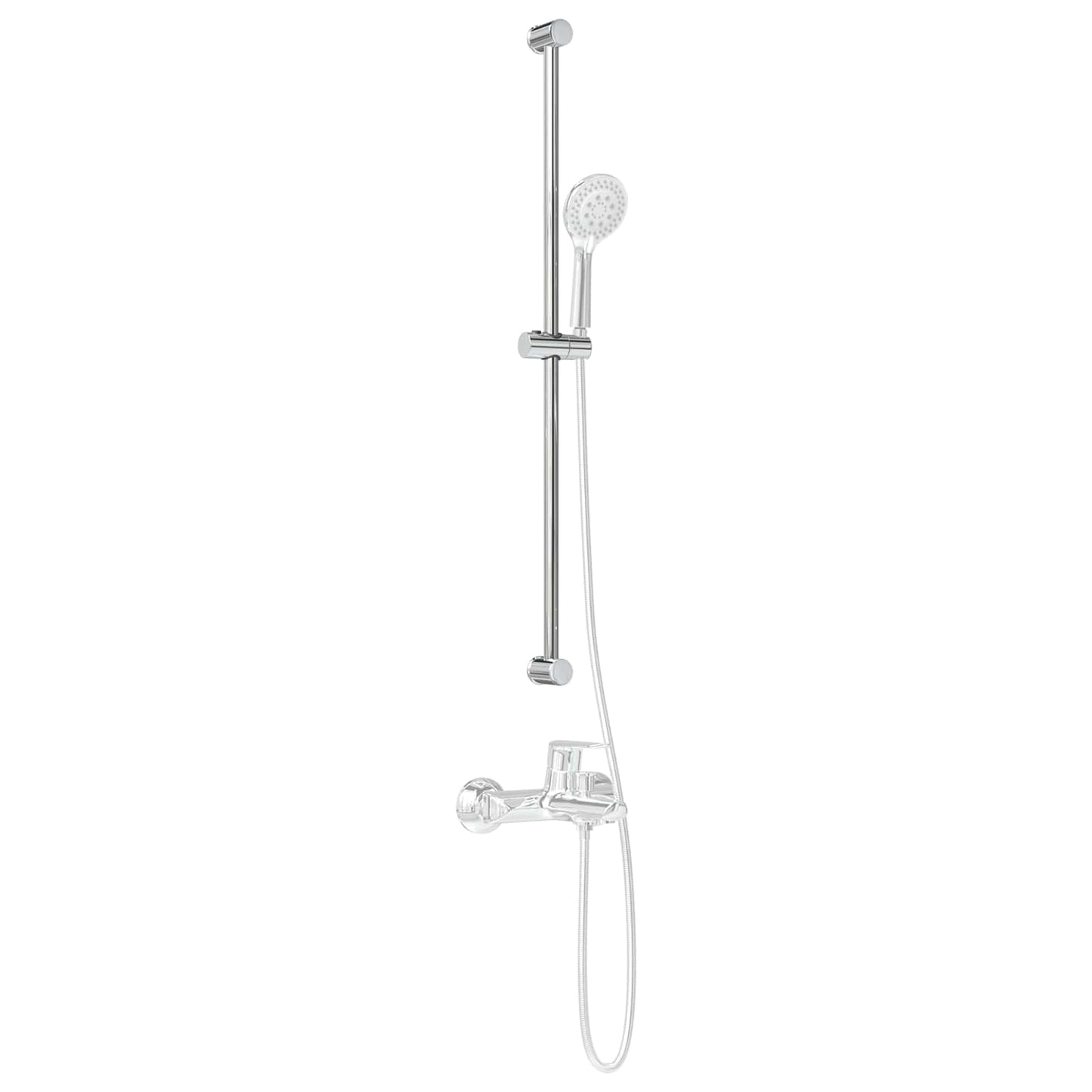 Brusehovedholder Krom 100 cm Rustfrit stål