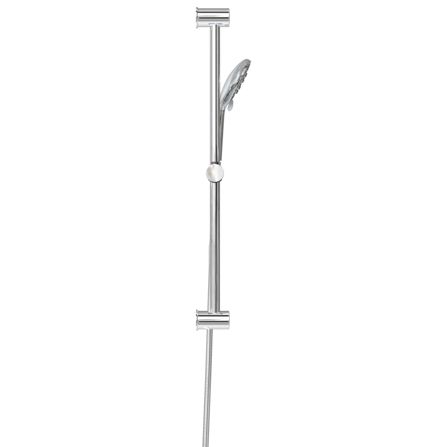 Brusersystem sæt Krom 70 cm Rustfrit stål