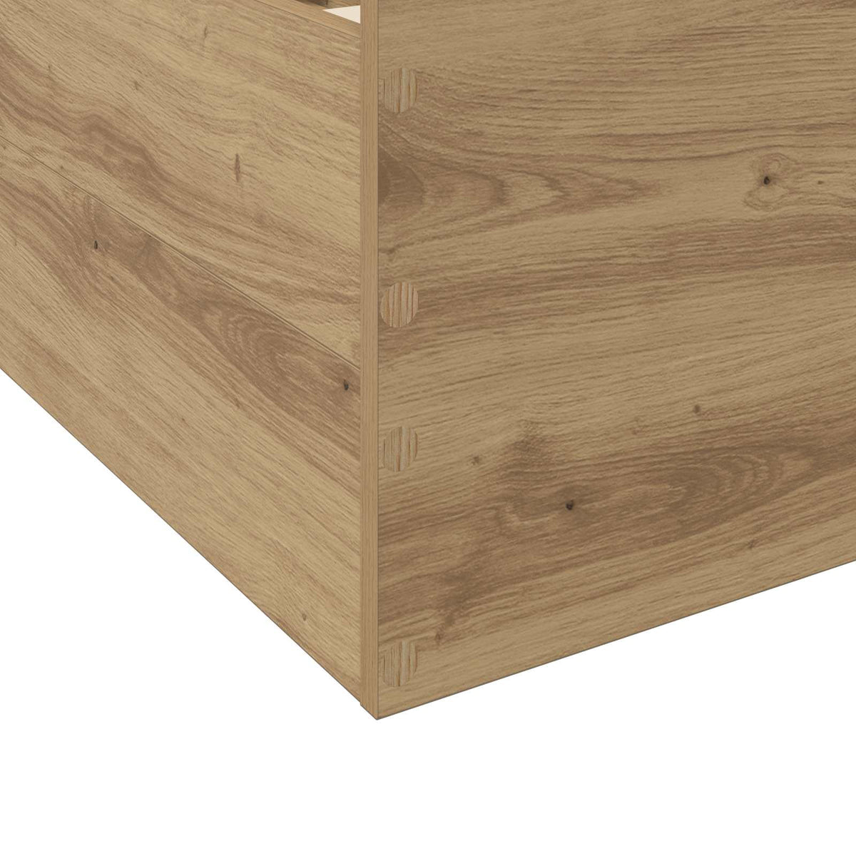 Sengestel med opbevaring Artisan-eg 80 x 200 cm Konstrueret træ