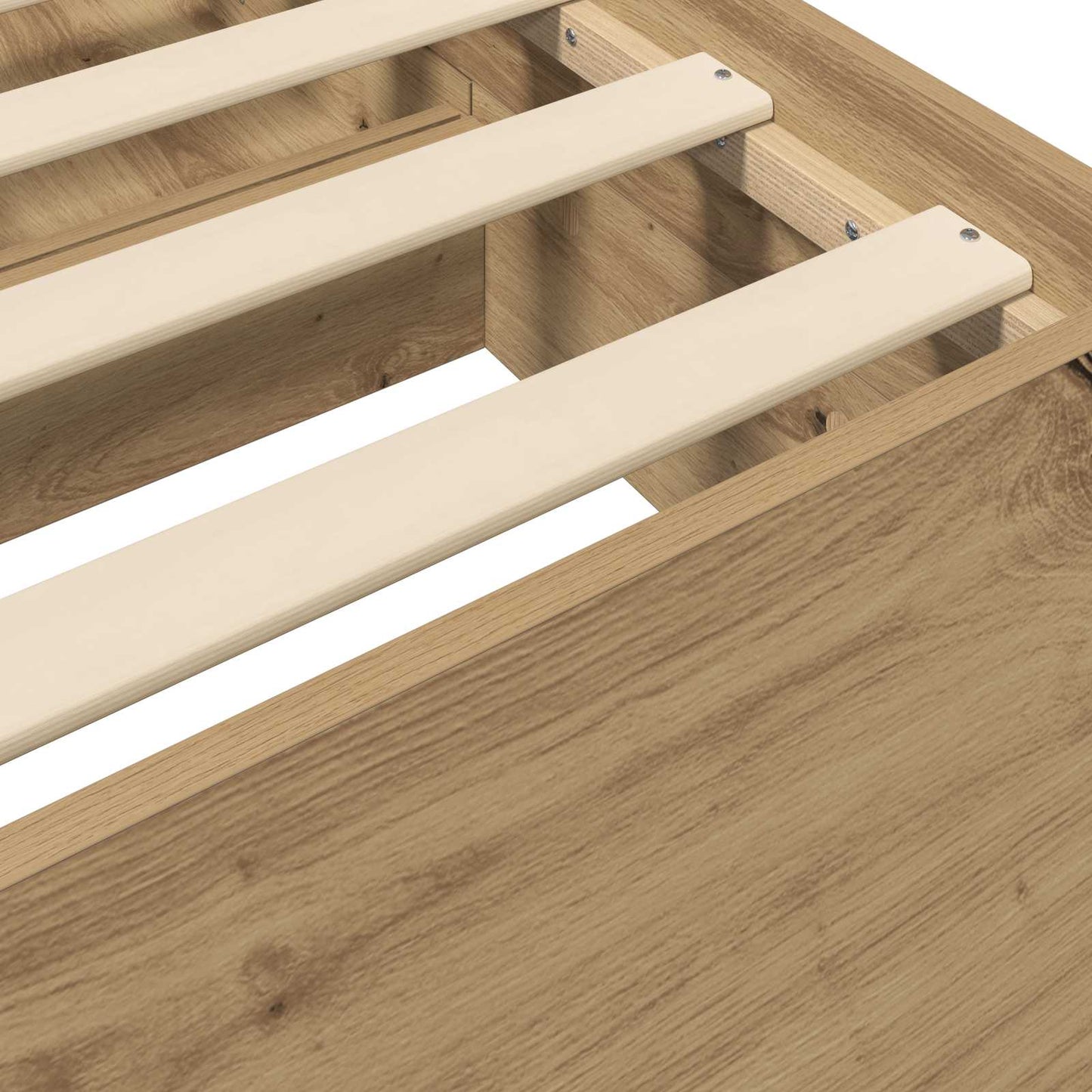 Sengestel med opbevaring Artisan-eg 80 x 200 cm Konstrueret træ