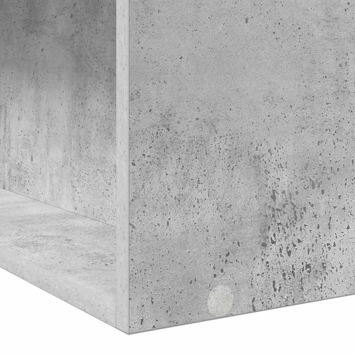 Sengestel med opbevaring Betongrå 80 x 200 cm Konstrueret træ