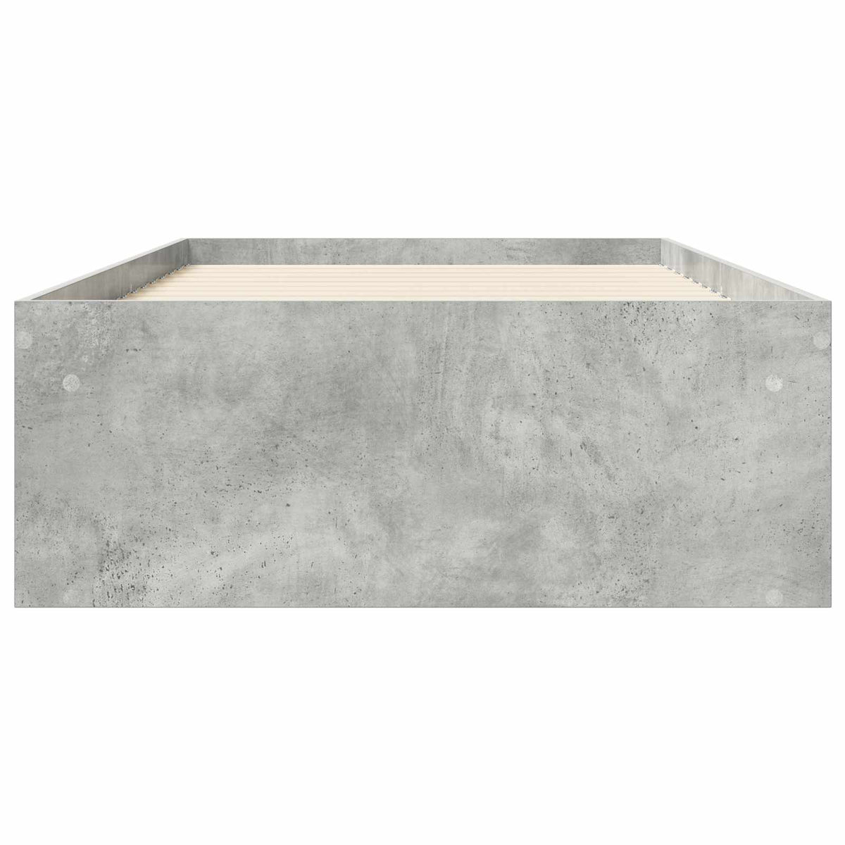 Sengestel med opbevaring Betongrå 80 x 200 cm Konstrueret træ
