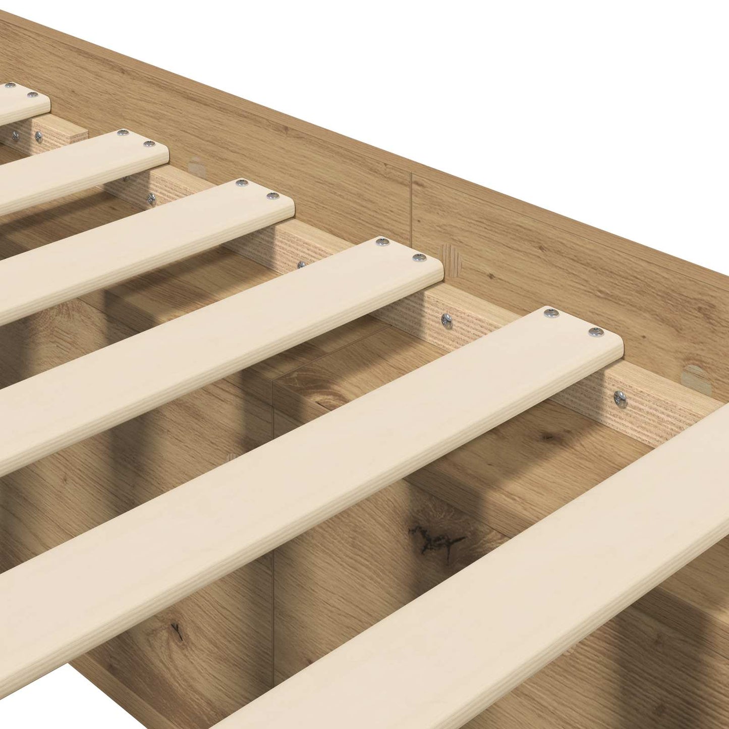 Sengestel med opbevaring Artisan-eg 80 x 200 cm Konstrueret træ