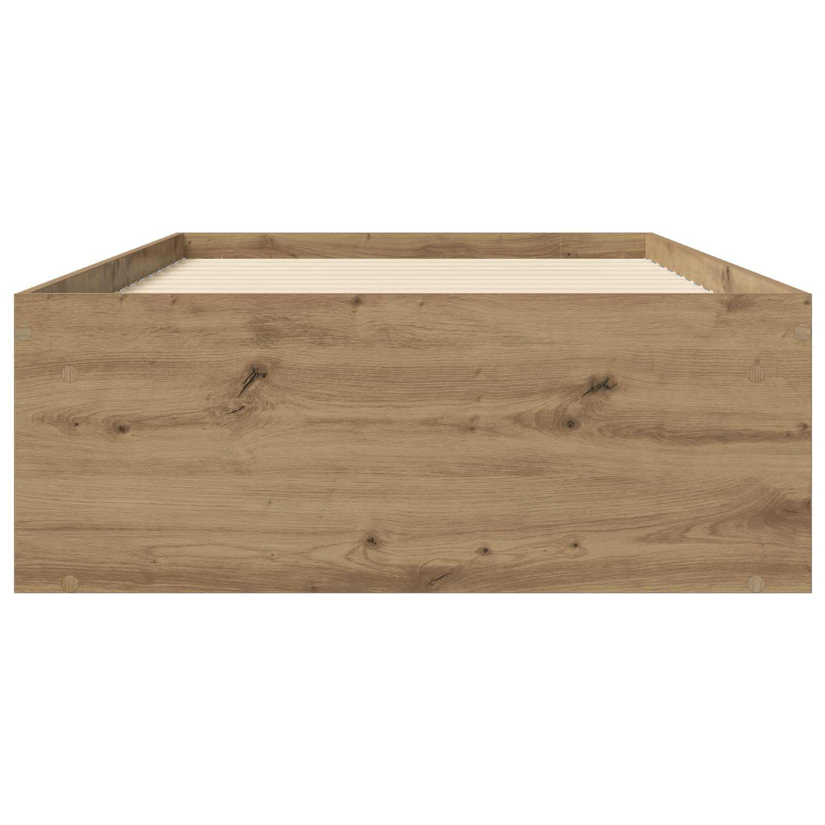 Sengestel med opbevaring Artisan-eg 80 x 200 cm Konstrueret træ