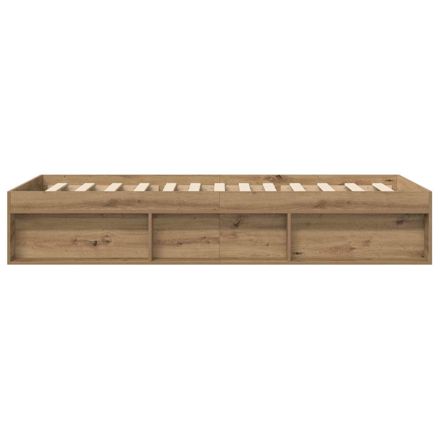 Sengestel med opbevaring Artisan-eg 80 x 200 cm Konstrueret træ