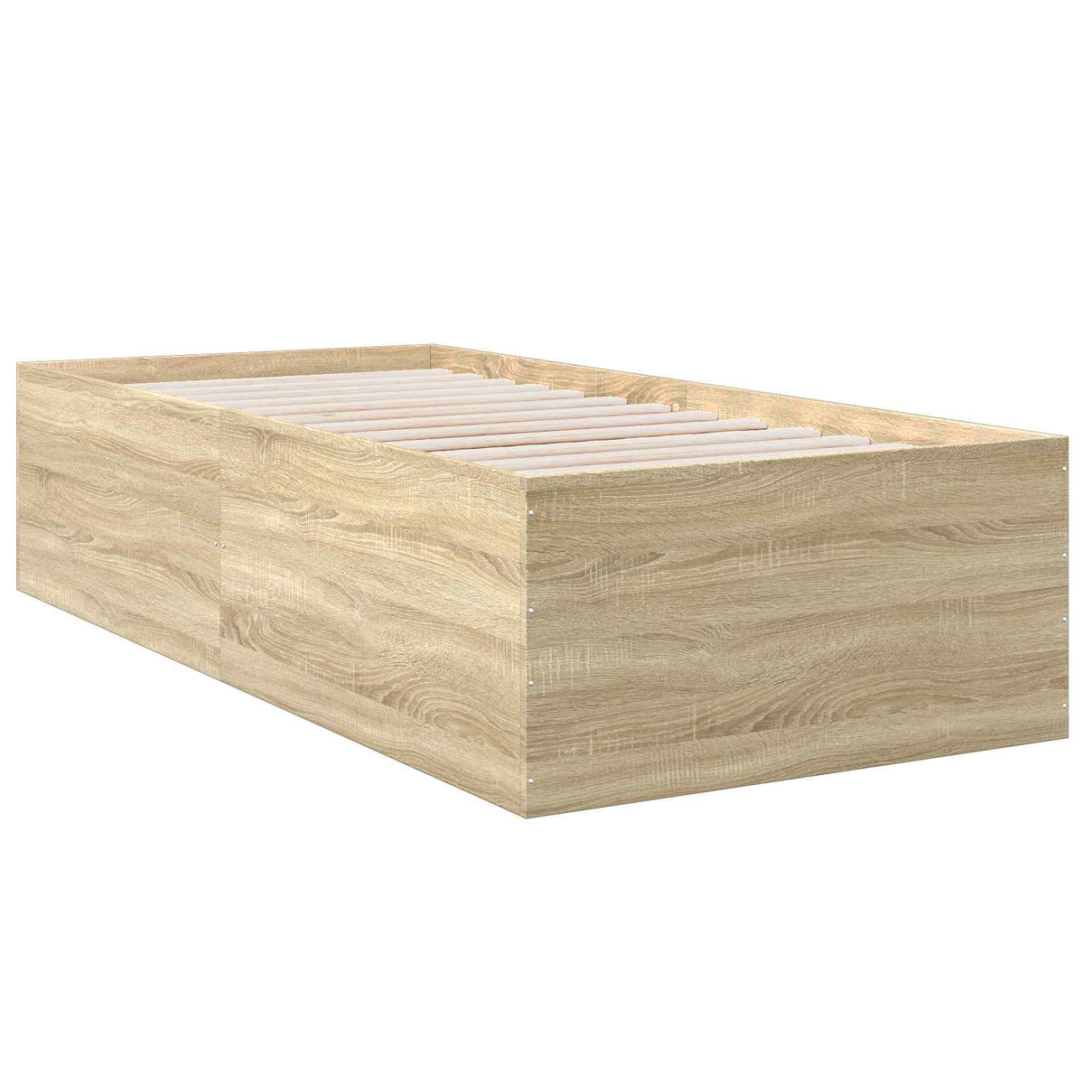 Gulvsengramme Sonoma-eg 80 x 200 cm Konstrueret træ
