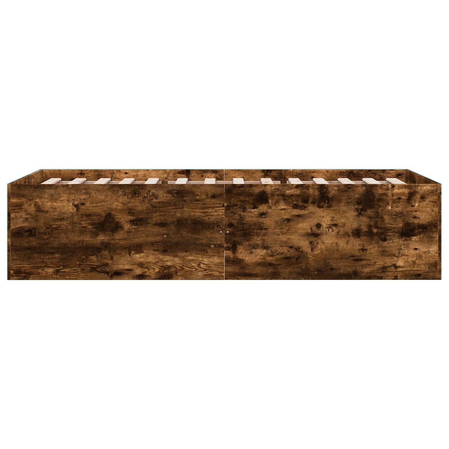 Gulvsengramme Røget eg 80 x 200 cm Konstrueret træ