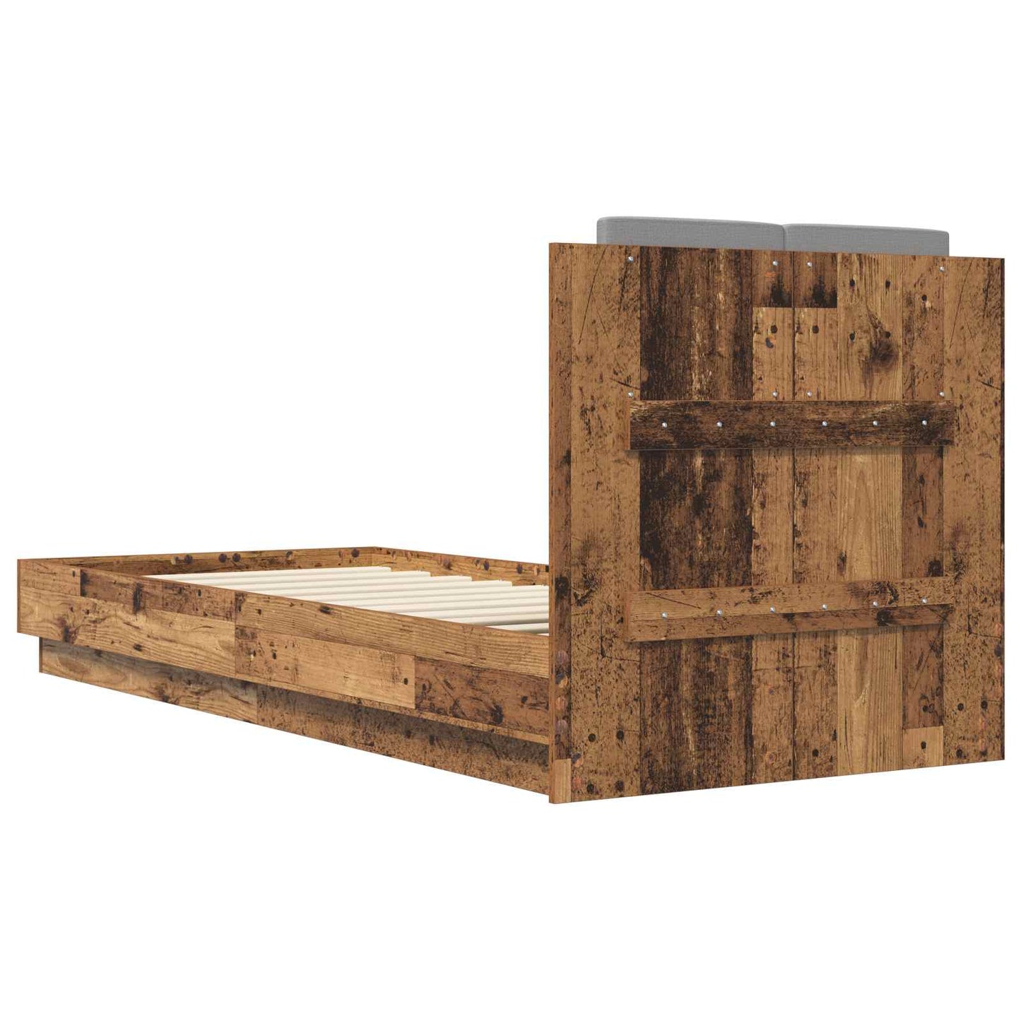 Sengestel med hovedgærde med hovedgærde Gammelt træ 80 x 200 cm