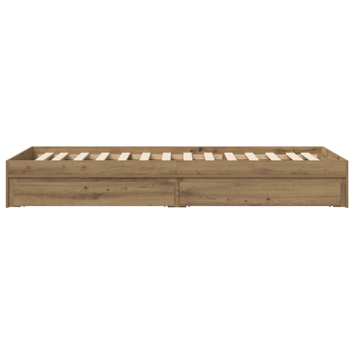 Sengestel med opbevaring Artisan-eg 80 x 200 cm Konstrueret træ