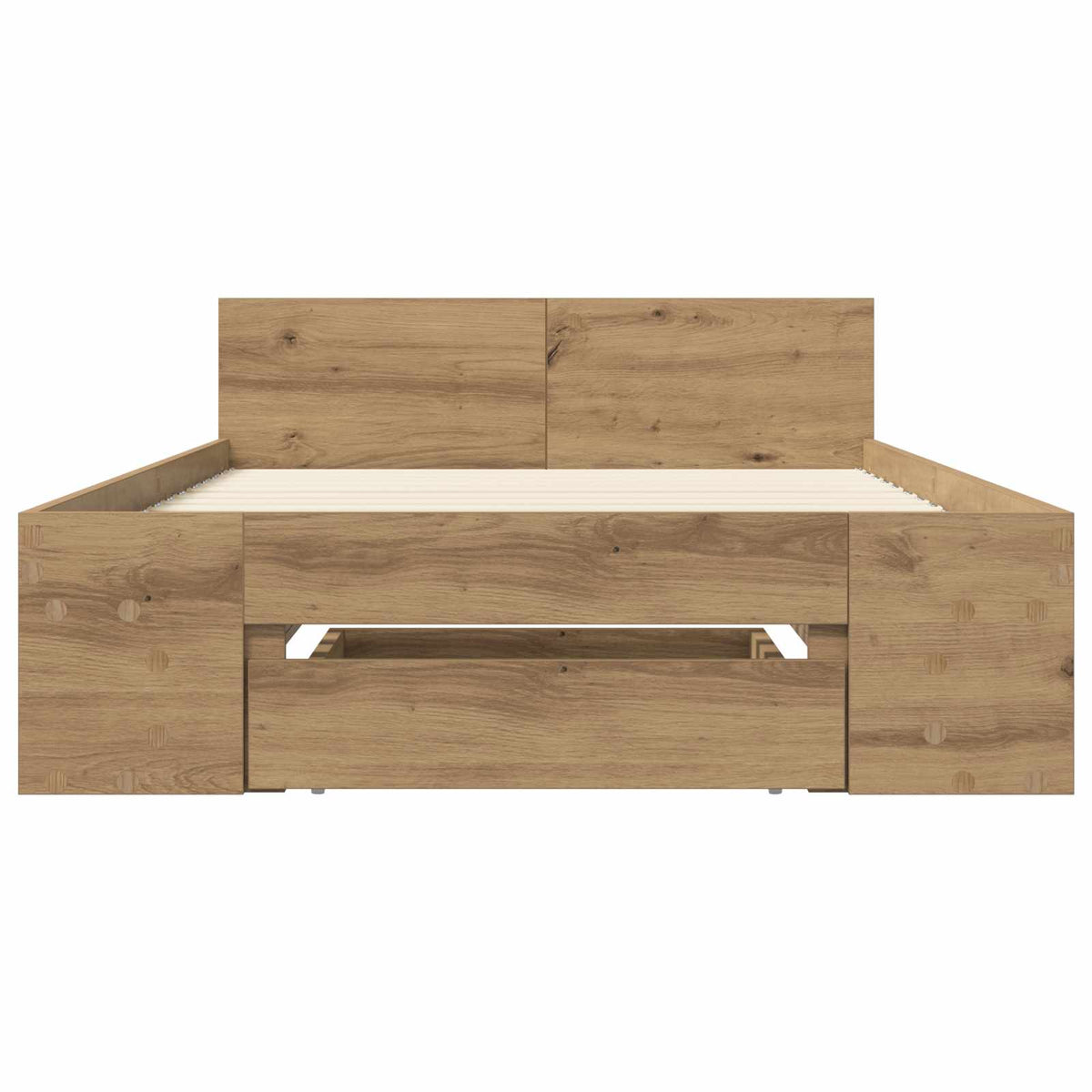 Sengestel med opbevaring Artisan-eg 80 x 200 cm Konstrueret træ