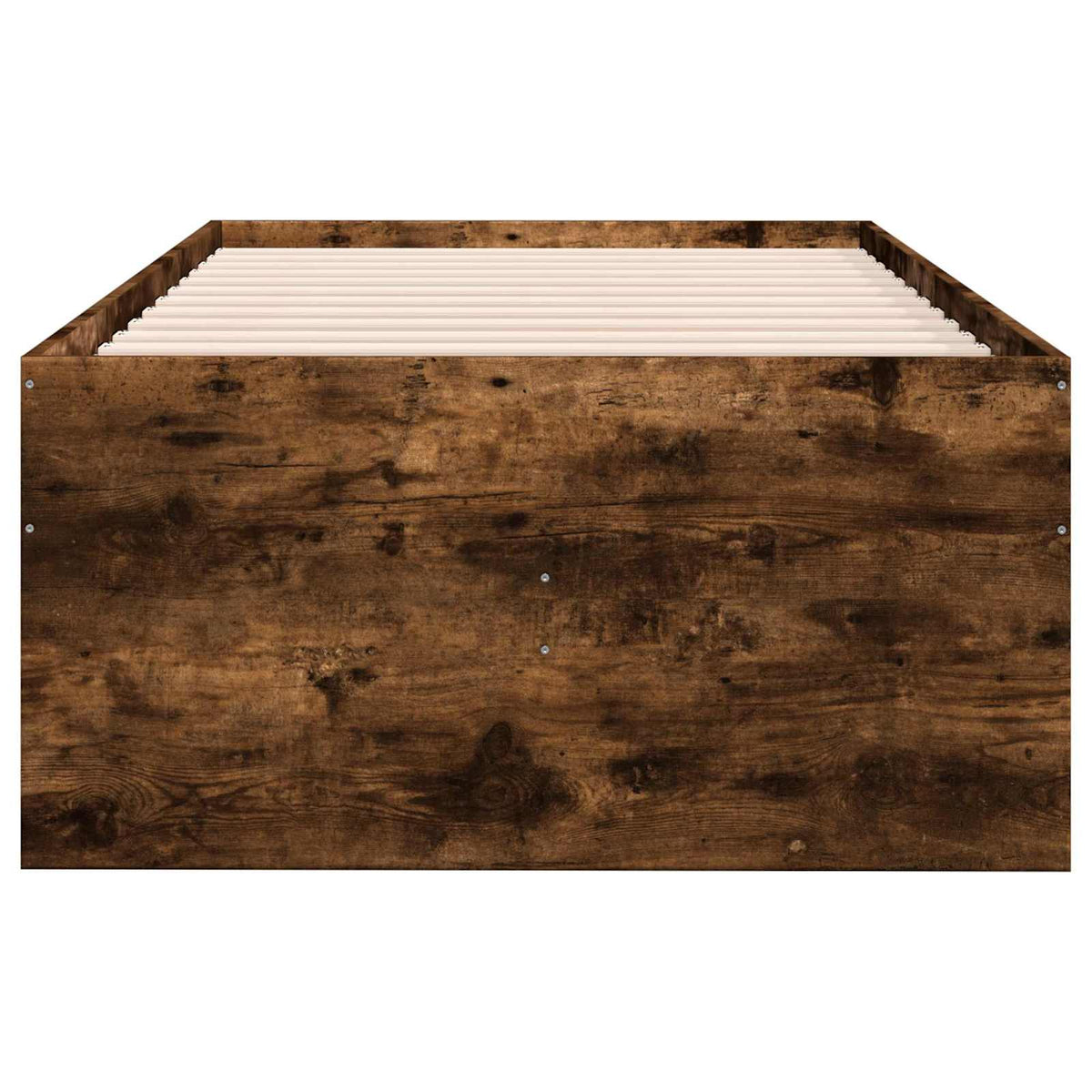 Sengestel med opbevaring Røget eg 80 x 200 cm Konstrueret træ