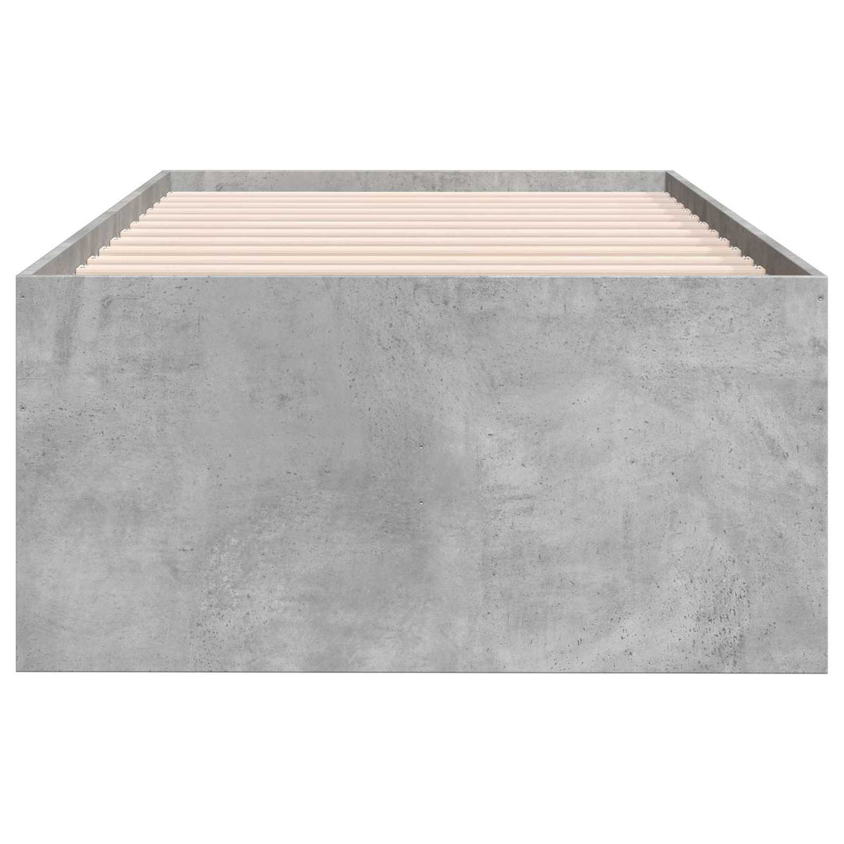 Sengestel med opbevaring Betongrå 80 x 200 cm Konstrueret træ
