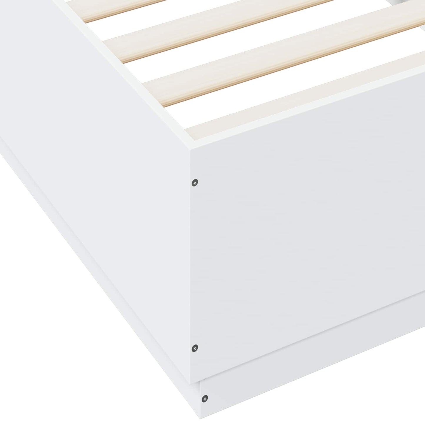 Sengestel Hvid 80 x 200 cm Konstrueret træ
