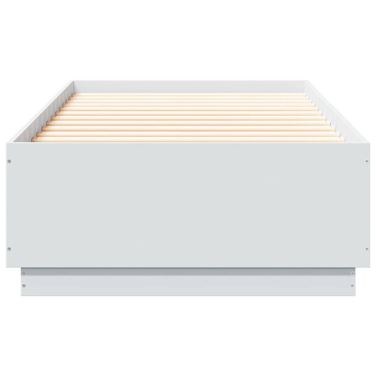 Sengestel Hvid 80 x 200 cm Konstrueret træ