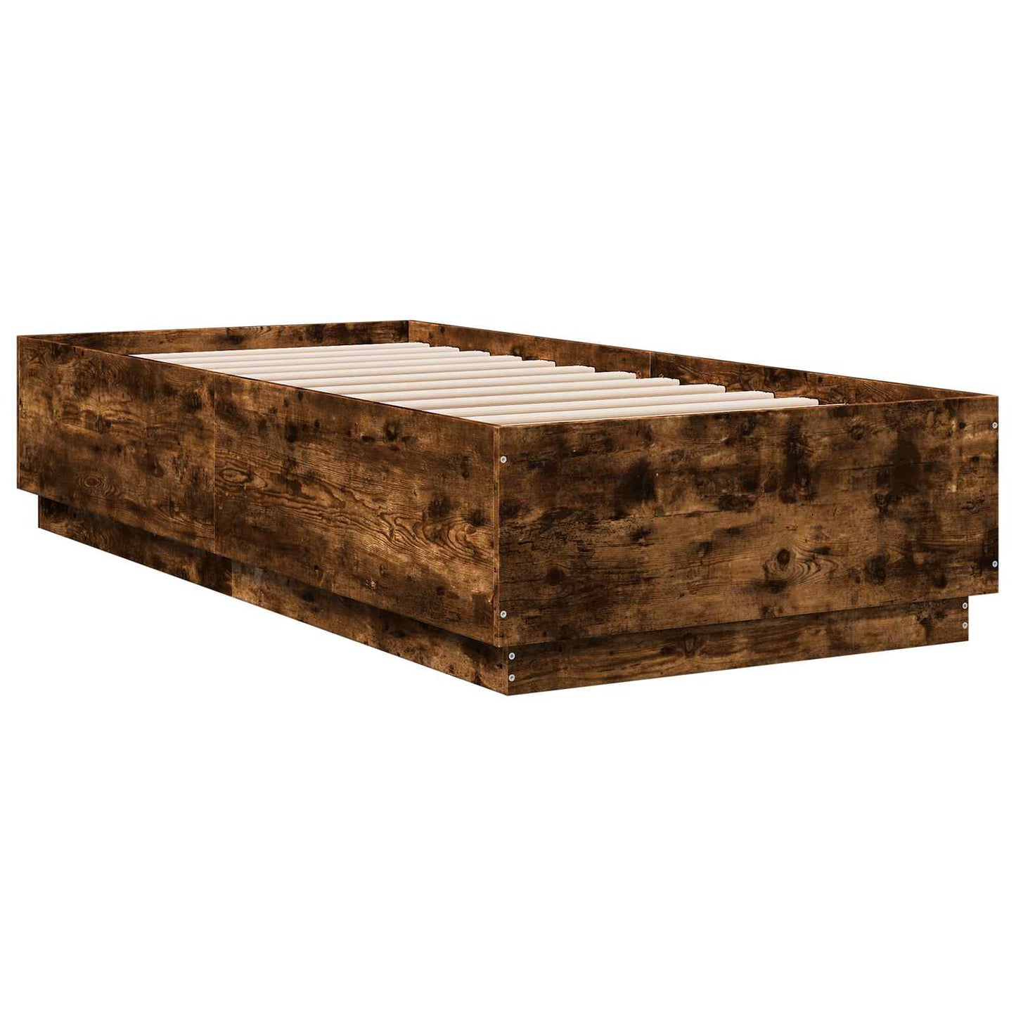 Sengestel Røget eg 80 x 200 cm Konstrueret træ