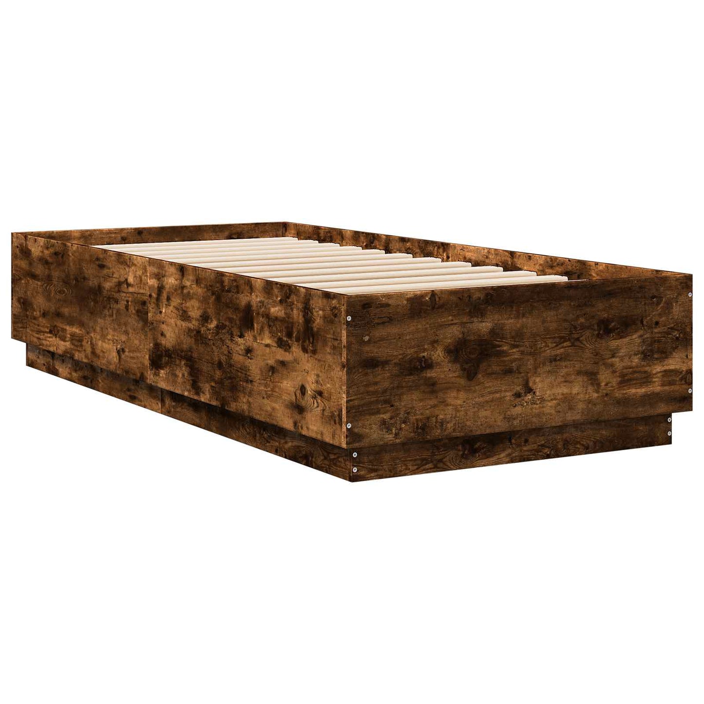 Sengestel Røget eg 80 x 200 cm Konstrueret træ