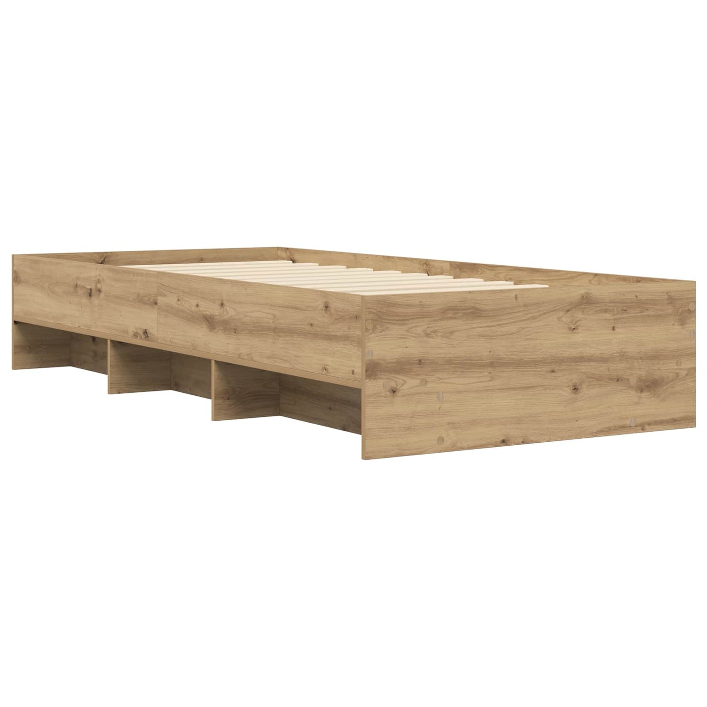 Sengestel med hylde Artisan-eg 80 x 200 cm Konstrueret træ