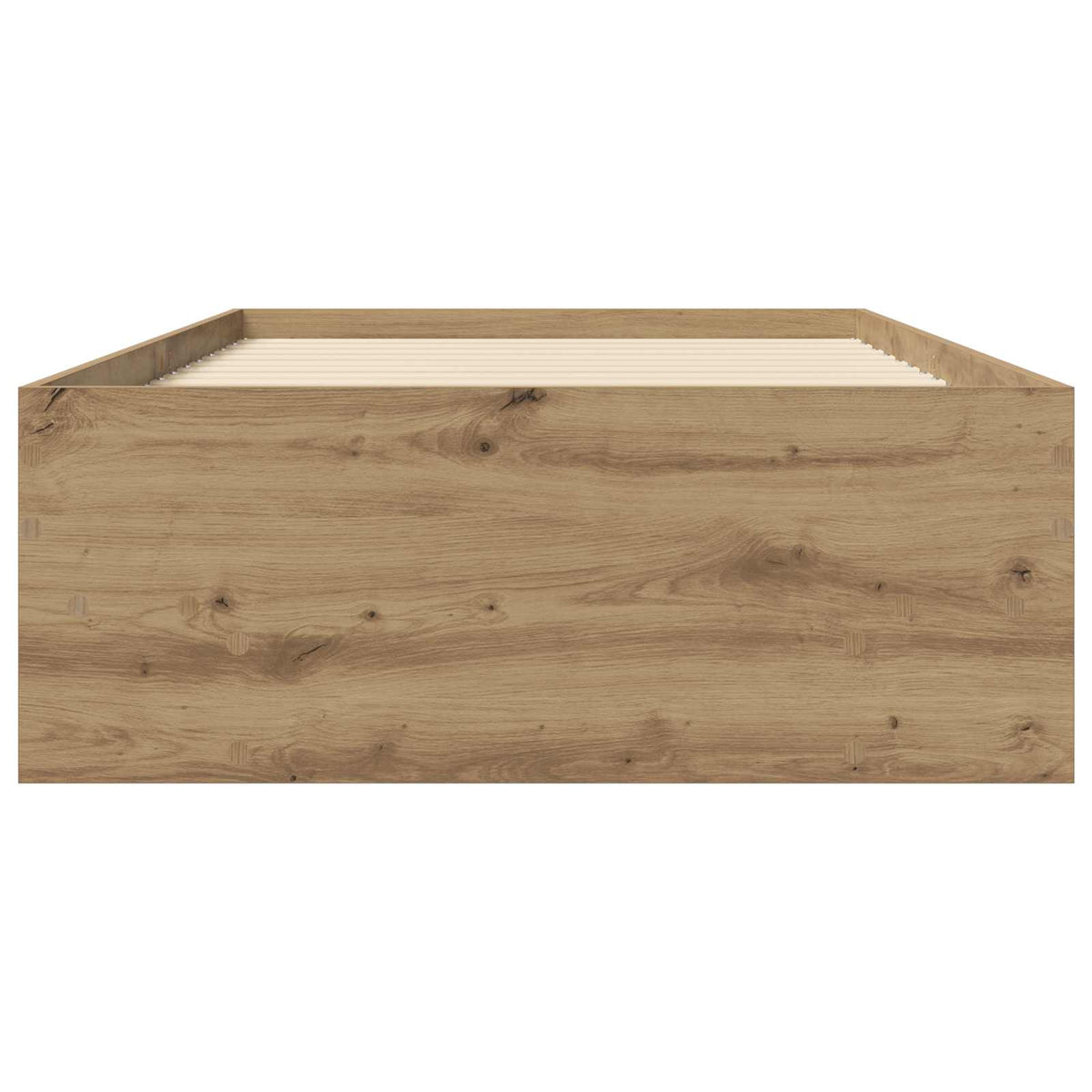 Sengestel med hylde Artisan-eg 80 x 200 cm Konstrueret træ