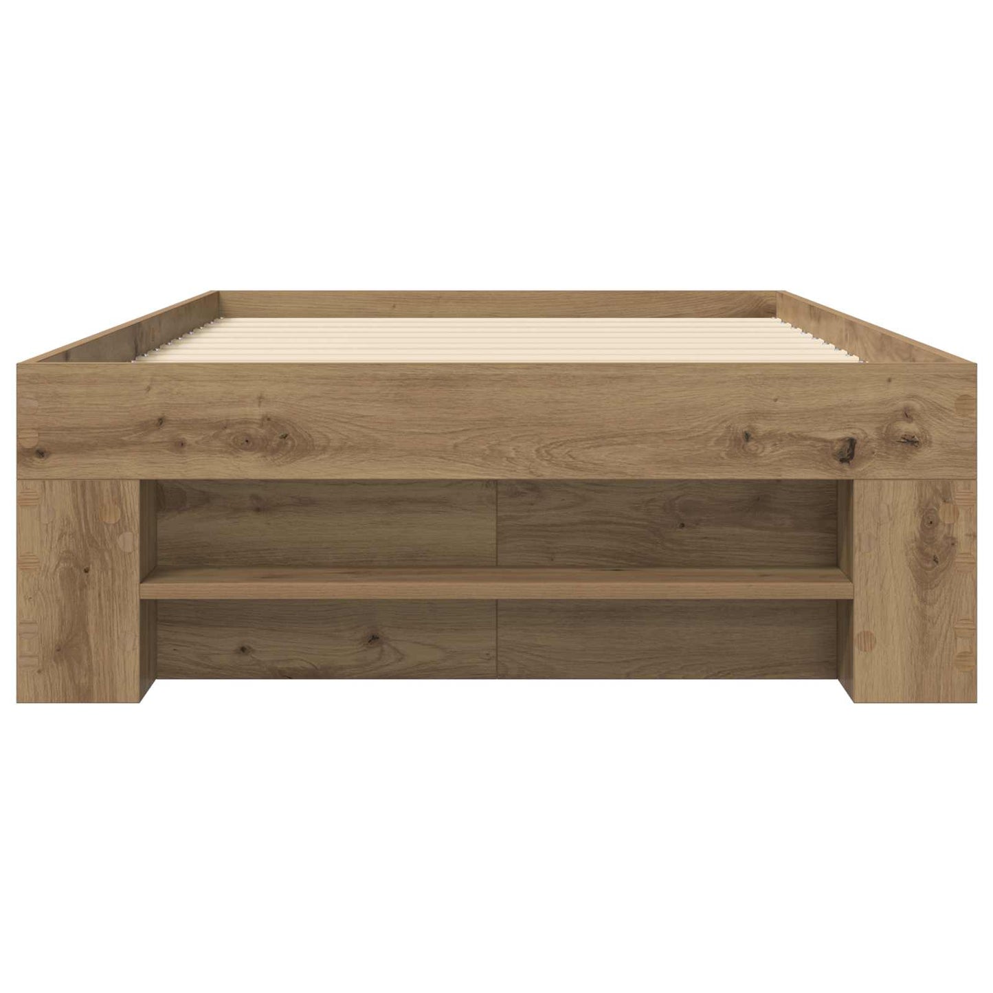 Sengestel med opbevaring Artisan-eg 80 x 200 cm Konstrueret træ